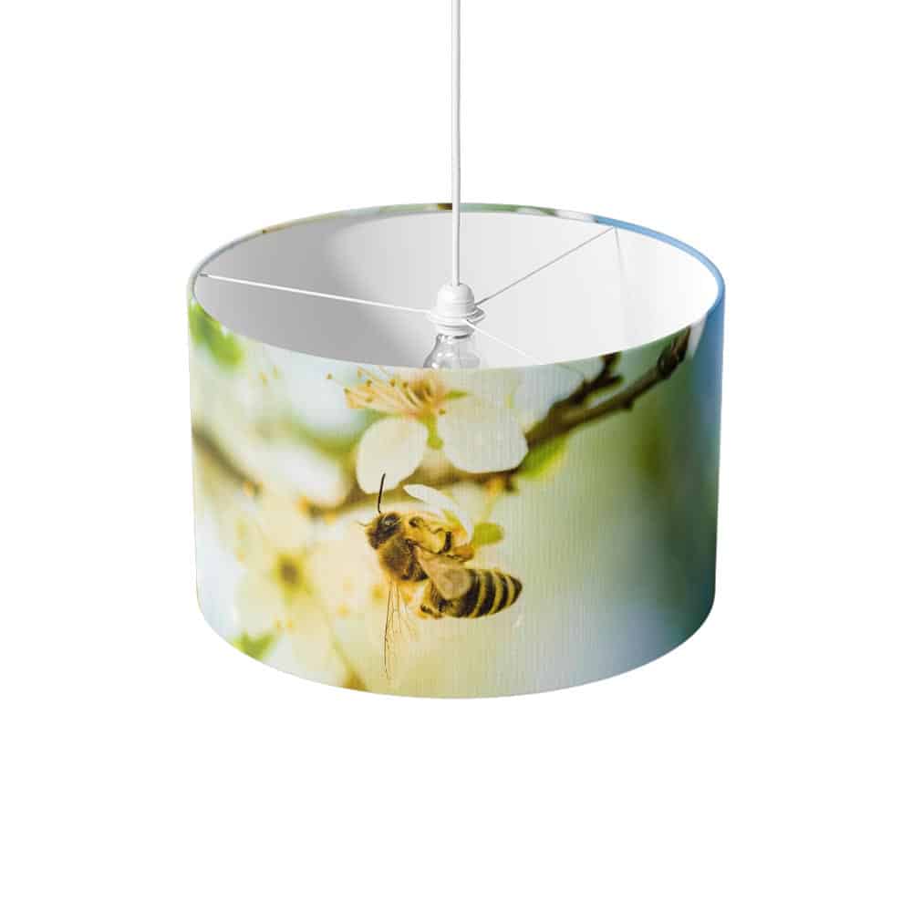 Paralume Ape sul fiore