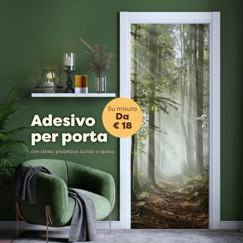 adesivo per porta banner