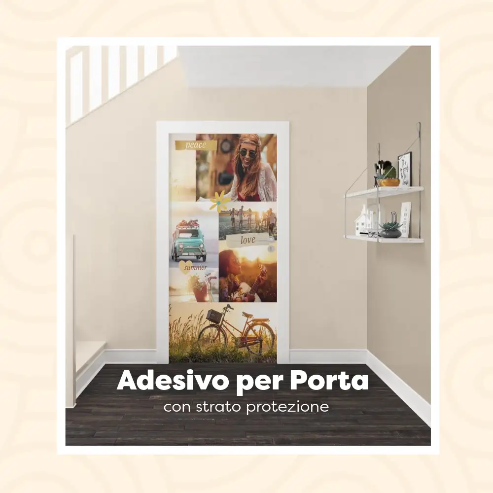 adesivo per porta banner immagini