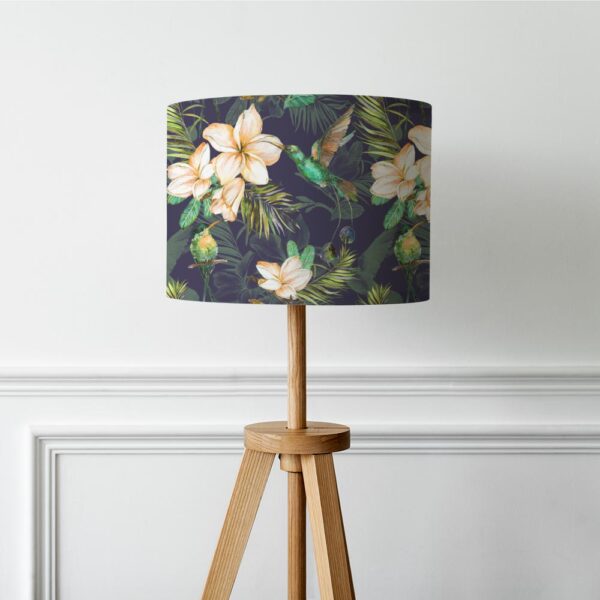 Paralume Momotido con fiori