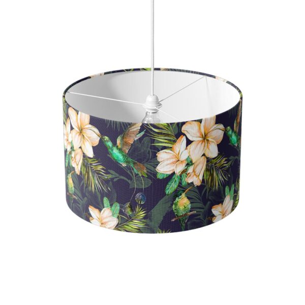 Paralume Momotido con fiori