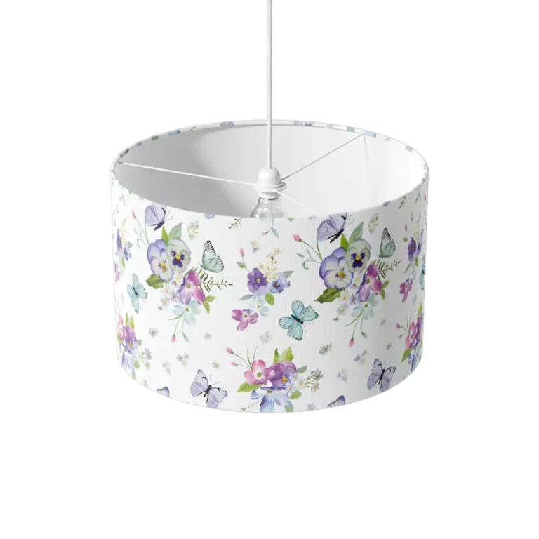 Paralume Fiori e farfalle