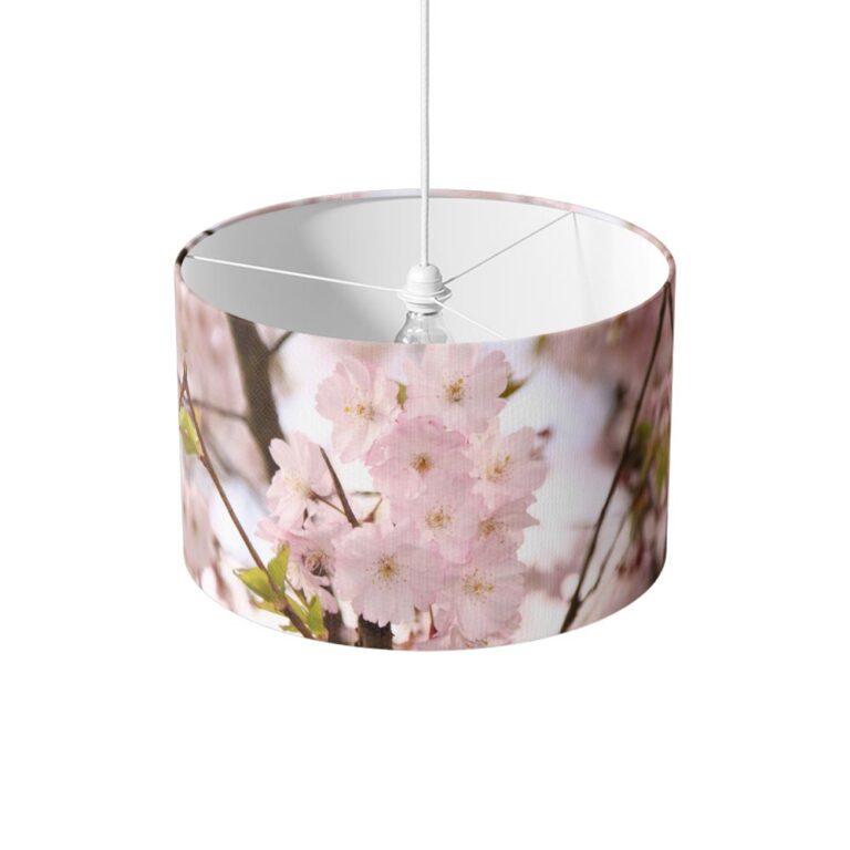 Paralume Fiori rosa