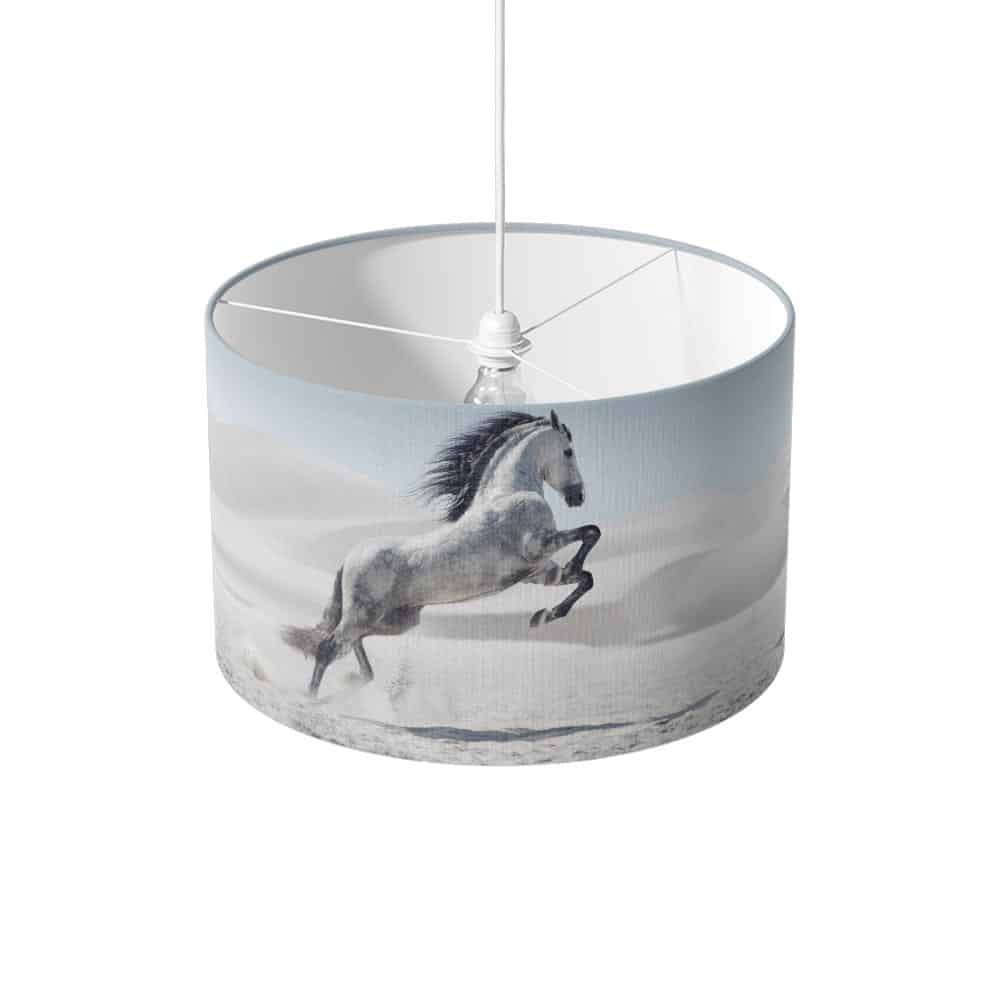 Paralume Cavallino grigio