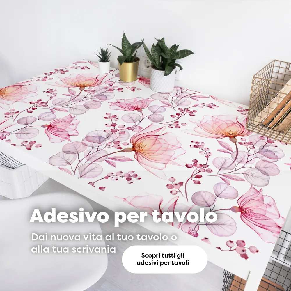 adesivo per tavolo banner